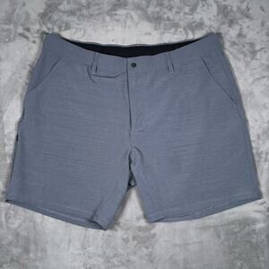 BYLT Premium Basics Kinetic Shorts 7” Gray Size 40 Performance Stretch